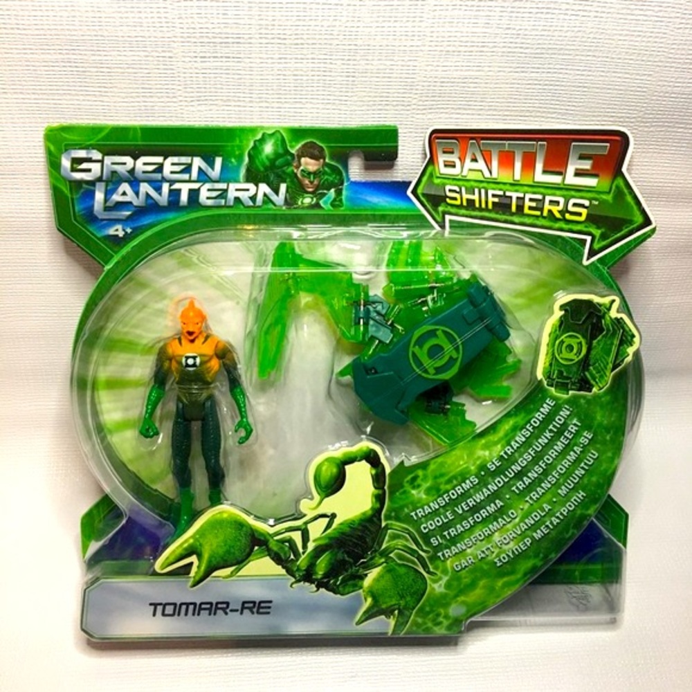 Green Lantern Scorpion Assault Tomar-Re Battle Shifters Figure Mattel 2010 NWT